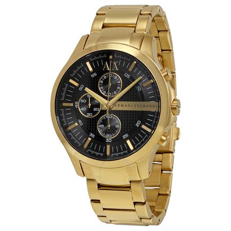 armani gold watch